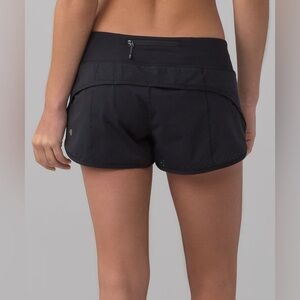 Lululemon Speed Short (Perforated 2.5")- Black- Size 8